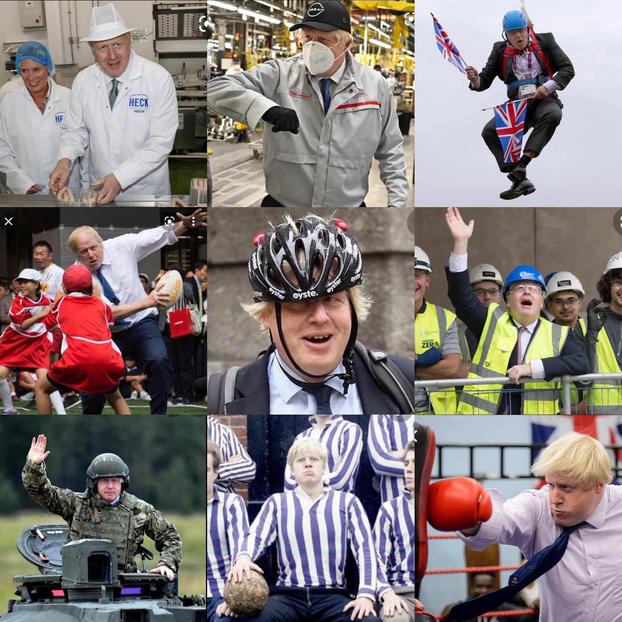 Dressing up with the PM
